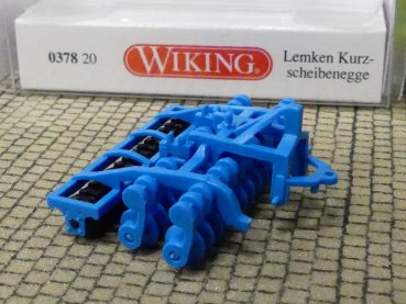 1/87 Wiking Lemken Kurzscheibenegge Heliodor 9 0378 20