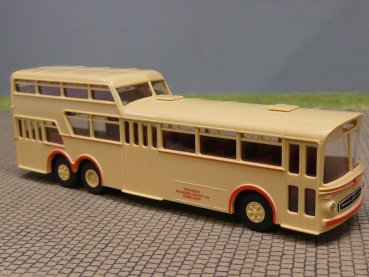 1/87 Brekina MB O 317 1 1/2 Decker Rheinbahn Düsseldorf