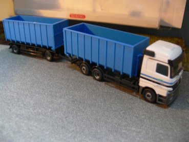 1/87 Wiking MB Actros Meiler Abrollkipper Hängerzug 672 40