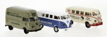 1/87 Brekina Set mit 3 VW T1 Modellen aus Südamerika 90494