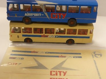 1/87 FRÖWIS DECALS BVG City Bus für 2 Modelle (für MB O 305) #3006