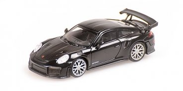 1/87 Minichamps Porsche 911 GT2 RS 2018 black w/ carbon stripes 870068120