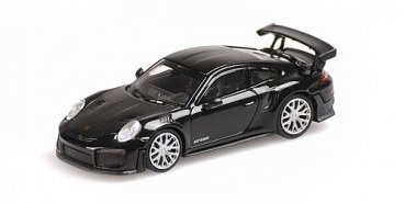 1/87 Minichamps Porsche 911 GT2 RS schwarz w / carbon bonnet 870068125