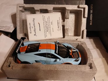 1/18 AUTOart McLaren MP4-12C GT3 Gulf 81343