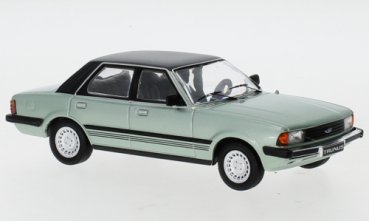 1/43 IXO Ford Taunus (TC3) Ghia metallic-hellgrün/schwarz