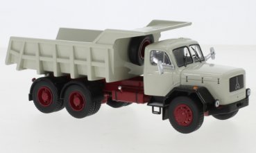 1/43 IXO Magirus Jupiter 6x6 Muldenkipper beigegrau TRUD001