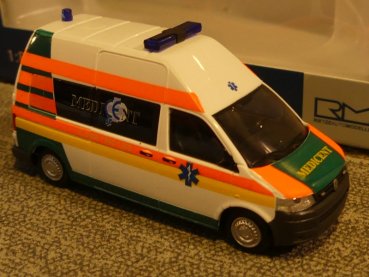 1/87 Rietze VW T5 GP Medicent Rettung Rotenburg 53624