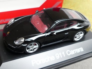 1/43 Herpa Porsche 911 Carrera Coupé 991 II schwarz 071000