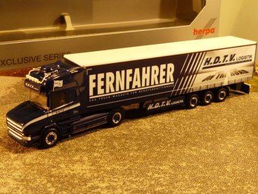 1/87 Herpa Scania Hauber Fernfahrer HDTV Logistik Sattelzug 933919