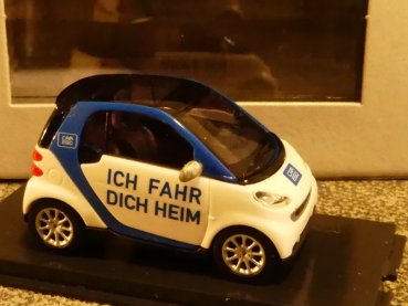 1/87 Busch Smart 2007 Car2go Ich fahr dich Heim 46135-4