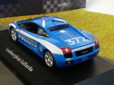 1/43 Ixo Lamborghini Gallardo Polizia Italien POLICE CARS 8019