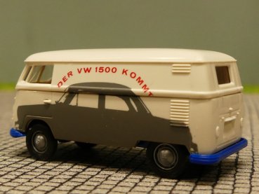 1/87 Brekina # 0517 VW T1 b Der VW 1500 kommt Sondermodell Reinhardt