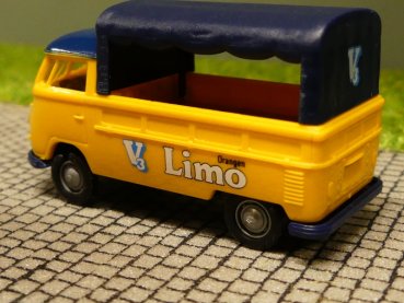 1/87 Brekina # 0486 VW T1 b V3 Limo Pritsche Sondermodell Reinhardt