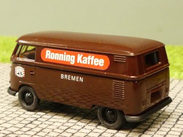 1/87 Brekina # 1232 VW T1 b Kasten Ronning Kaffee Sondermodell Reinhardt