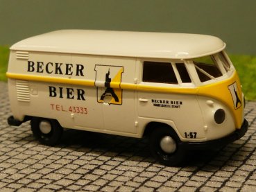 1/87 Brekina # 0457 VW T1 b Becker Bier Kasten Sondermodell Reinhardt