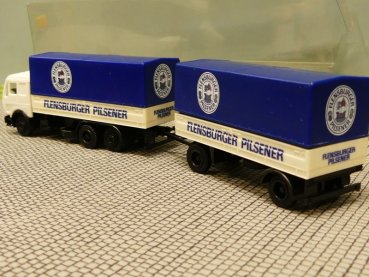 1/87 Herpa MB NG Flensburger Pilsener Planen HZ #555