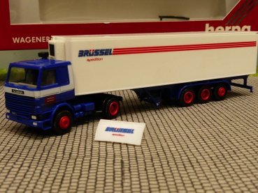 1/87 Herpa Scania 142 Brüssel Spedition Kühlkoffer Solo #691