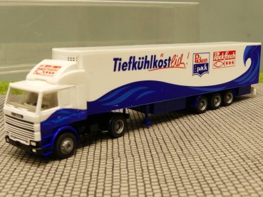 1/87 Herpa Albedo Scania 142 Packfisch Kühlkoffer SZ