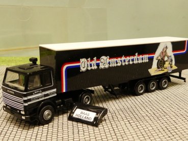 1/87 Herpa Albedo Scania 142 Old Amsterdam Baas Holland Koffer SZ