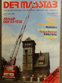 Herpa Der Masstab 1983/2 Juni