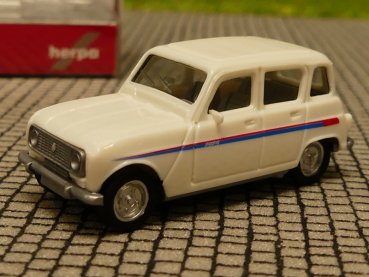 1/87 Herpa Renault R4 Jogging Streifen rot/blau 030199