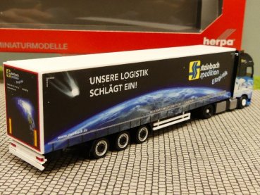 1/87 Herpa Volvo FH GL XL Gardinenplanen-Sattelzug Steinbach Logistik 309875