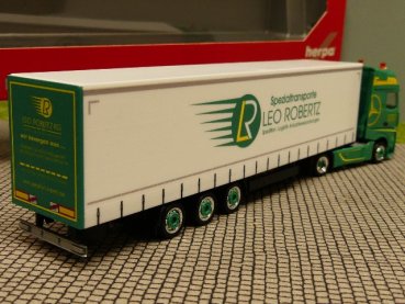 1/87 Herpa Actros Gigaspace Lowliner-Sattelzug Leo Robertz 309684