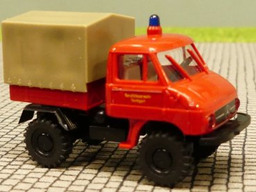 1/87 Brekina Unimog 411 Feuerwehr Stuttgart SONDERPREIS 6,99 Reinhardt Sondermodell