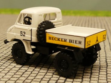 1/87 Brekina Unimog 411 Becker Bier SONDERPREIS 6.99 Sondermodell Reinhardt