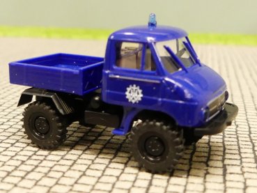 1/87 Brekina Unimog 411 THW in Faltbox