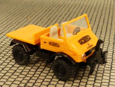 1/87 Brekina Unimog 421 Pontiggia Flachpritsche Sondermodell