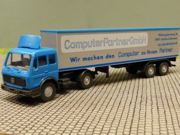 1/87 Wiking MB NG Computer Partner Koffer Sattelzug