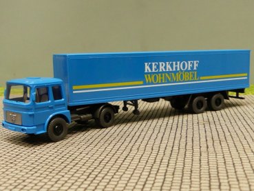 1/87 Wiking MAN F80 Kerkhoff Wohnmöbel Koffer Sattelzug