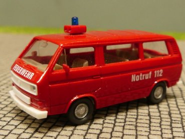 1/87 Wiking VW T3 Feuerwehr Notruf 112 Bus 603