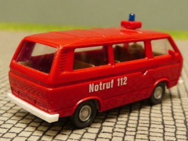 1/87 Wiking VW T3 Feuerwehr Notruf 112 Bus 603