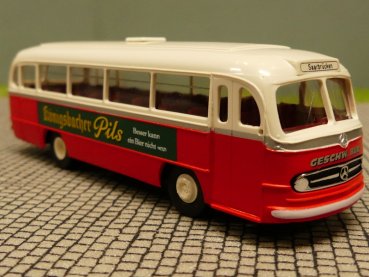 1/87 Brekina MB O 321 Bur Busse Königsbacher Pils Sondermodell Reinhardt