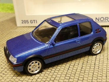 1/43 Norev Peugeot 205 GTI blaumetallic Jet Car