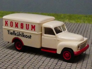 1/87 Brekina Hanomag L 28 Konsum Koffer