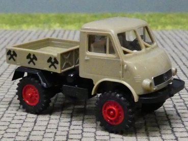 1/87 Brekina Unimog 402 Kohlentransport 39054