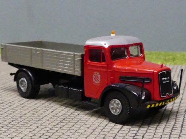 1/87 Brekina MAN F8 Feuerwehr Schweiz Pritsche