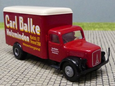 1/87 Brekina Magirus 3500 Carl Balke Holzminden Koffer-LKW