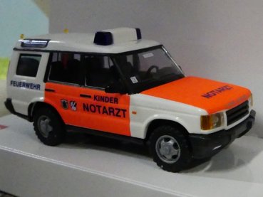 1/87 Busch Land Rover Discovery Kinder Notarzt München 51920 SONDERPREIS