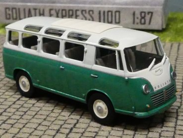 1/87 Busch Goliath Express 1100 Luxusbus grün weiß 94152