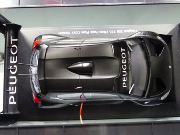 1/18 AUTOart Peugeot 208 T16 Pikes Peak Plain Body schwarz 81356