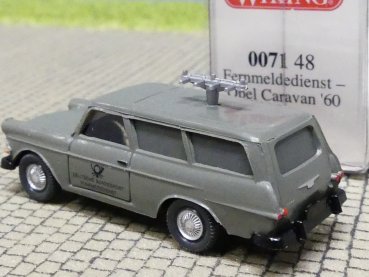 1/87 Wiking Opel Rekord Caravan Fernmeldedienst 0071 48