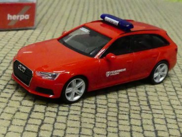 1/87 Herpa Audi A4 Avant Kommandofahrzeug Feuerwehr Stolberg 096386