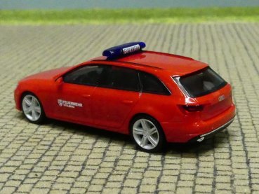 1/87 Herpa Audi A4 Avant Kommandofahrzeug Feuerwehr Stolberg 096386