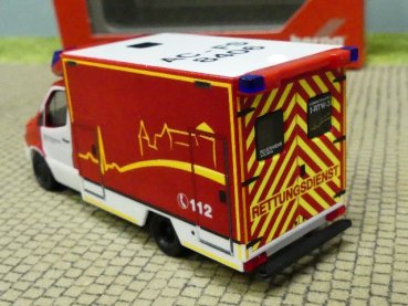 1/87 Herpa MB Sprinter `18 Fahrtec RTW Feuerwehr Stolberg 096416