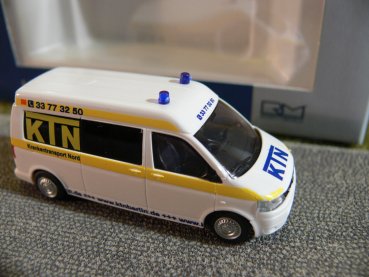 1/87 Rietze VW T5 Bus GP MD KTN Krankentransport Nord UG Berlin 53612