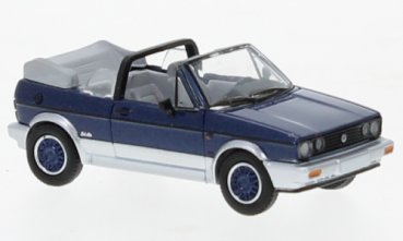 1/87 PCX VW Golf 1 Cabrio dunkelblau metallic - silber 870311